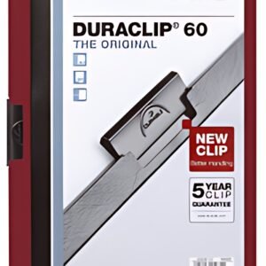 DURABLE DURACLIP ORIGINAL 60 Chemises à pince, A4, aubergine