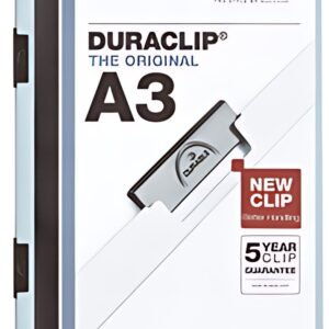 DURABLE Chemise à clip DURACLIP, A3, bleu