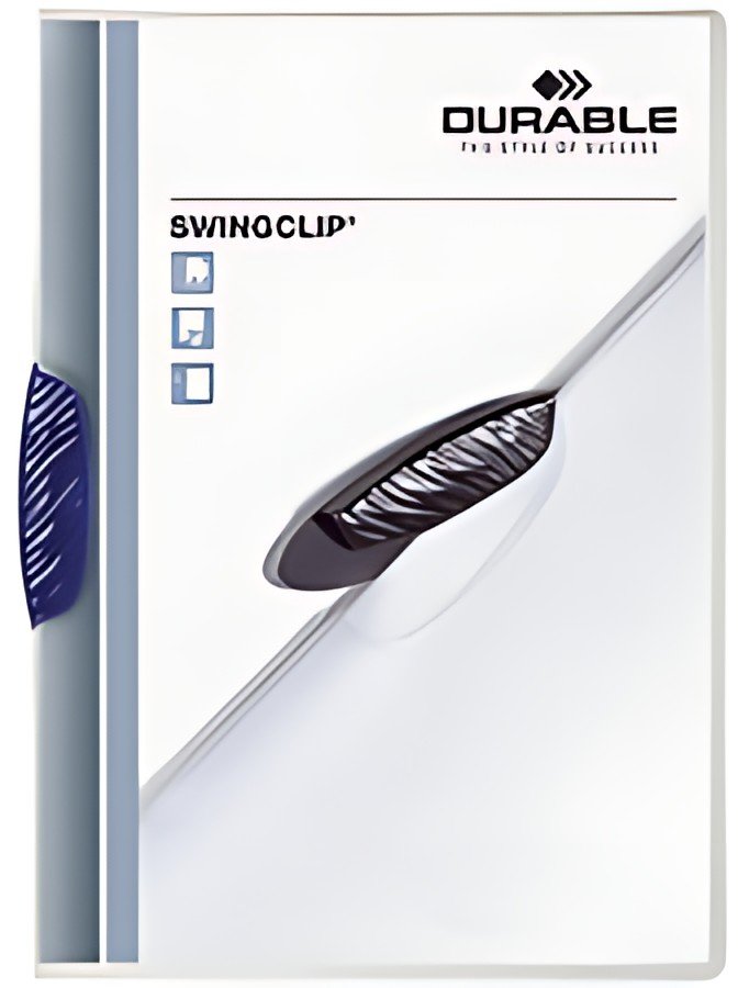 DURABLE Chemise à clip SWINGCLIP, A4, clip assorti