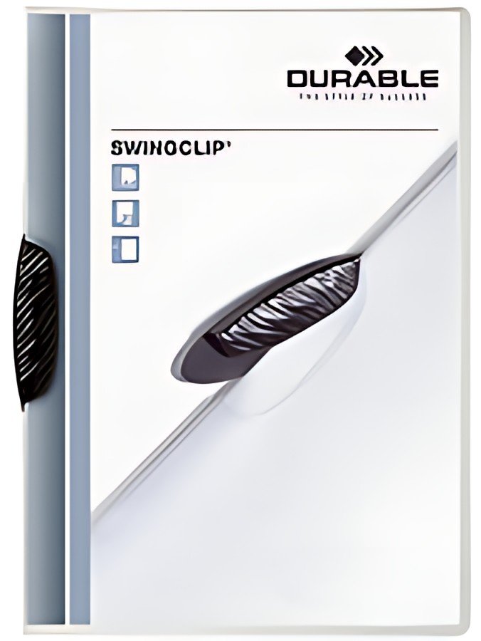 DURABLE Chemise à clip SWINGCLIP, A4, clip noir