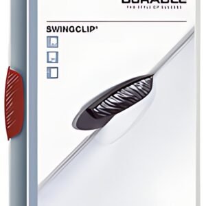 DURABLE Chemise à clip SWINGCLIP, format A4, clip rouge