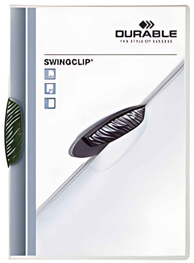 DURABLE Chemise à clip SWINGCLIP, format A4, clip vert