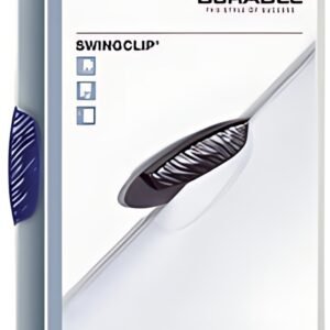 DURABLE Chemise à clip SWINGCLIP, format A4, clip bleu