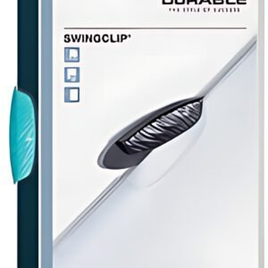 DURABLE Chemise à clip SWINGCLIP, format A4, clip bleu