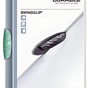 DURABLE Chemise à clip SWINGCLIP, format A4, clip pétrole
