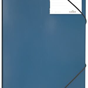 DURABLE Chemise à élastiques Premium, A4, bleu foncé