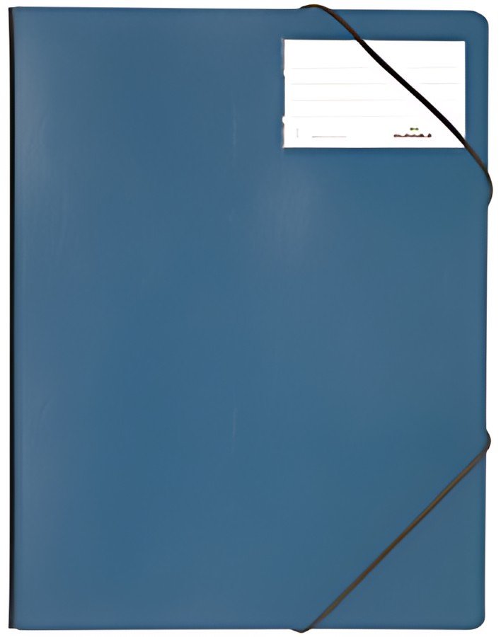 DURABLE Chemise à élastiques Premium, A4, bleu foncé