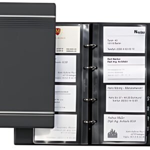 DURABLE Classeur à anneaux pour cartes de visite VISIFIX