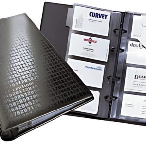 DURABLE Classeur à anneaux pour cartes de visite VISIFIX