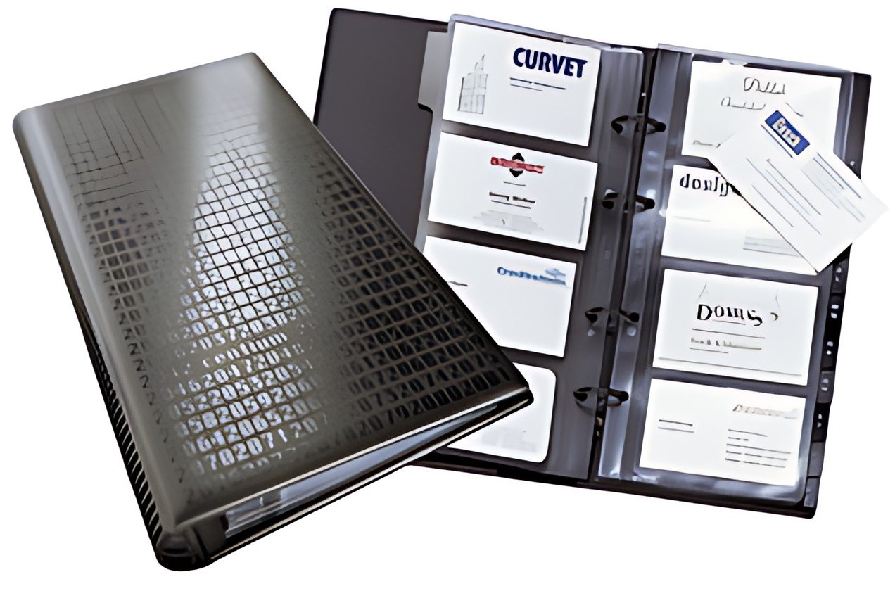 DURABLE Classeur à anneaux pour cartes de visite VISIFIX