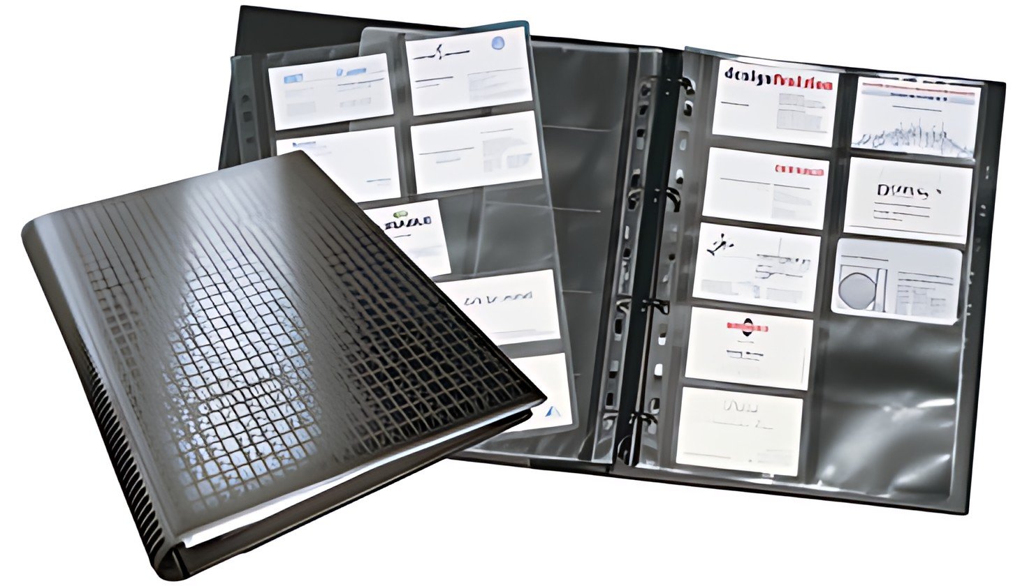DURABLE Classeur à anneaux pour cartes de visite VISIFIX