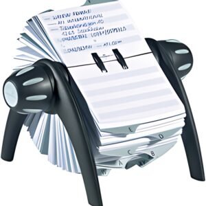 DURABLE fichier d'adresses TELINDEX flip, noir / gris
