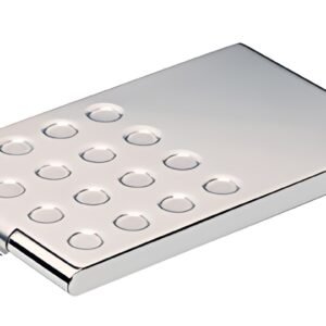 DURABLE Etui pour cartes de visite BUSINESS CARD BOX CHROME