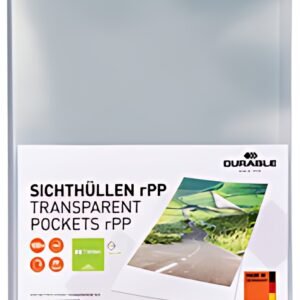 DURABLE Pochette coin STANDARD, A4, rPP, transparent