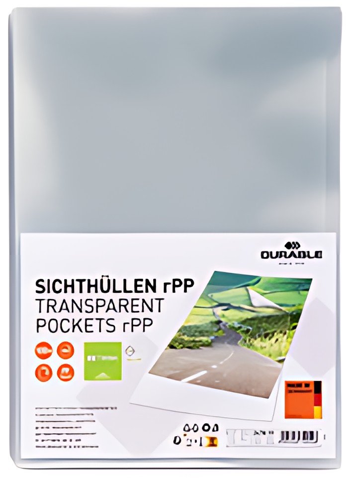 DURABLE Pochette coin STANDARD, A4, rPP, transparent