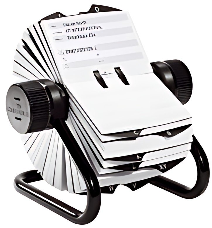 DURABLE Fichier rotatif TELINDEX, noir