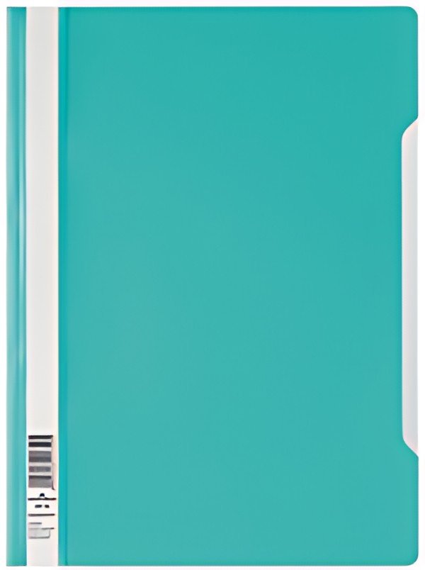 DURABLE Chemise à lamelle, A4, en PP, turquoise