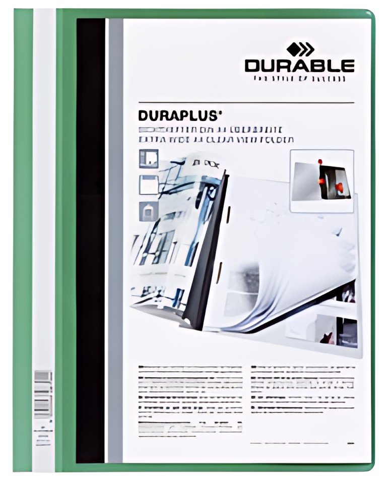 DURABLE Chemise à lamelle DURAPLUS, A4, assorti