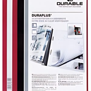 DURABLE Chemise à lamelle DURAPLUS, A4, rouge