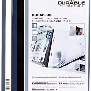 DURABLE Chemise à lamelle DURAPLUS, format A4, bleu foncé