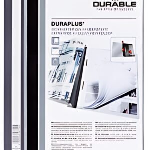 DURABLE Chemise à lamelle DURAPLUS, A4, gris
