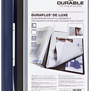 DURABLE Chemise à lamelle DURAPLUS de Luxe, A4, noir