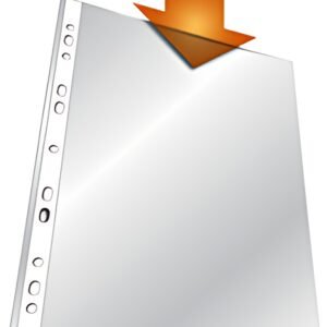 DURABLE pochettes perforées, A4, PP, transparent, 0,045 mm