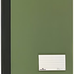 DURABLE Chemise à lamelle DURALUX, A4, vert translucide