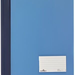 DURABLE Chemise à lamelle DURALUX, A4, bleu translucide