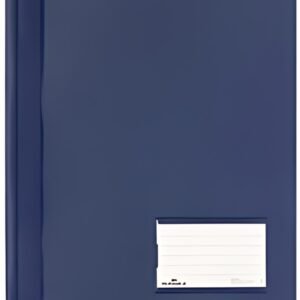 DURABLE Chemise à lamelle DURALUX,A4, bleu foncé translucide