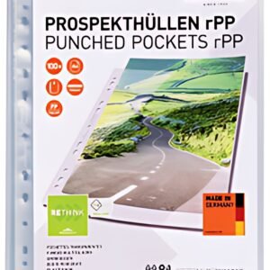 DURABLE Pochette perforée PREMIUM, A4, rPP, transparent