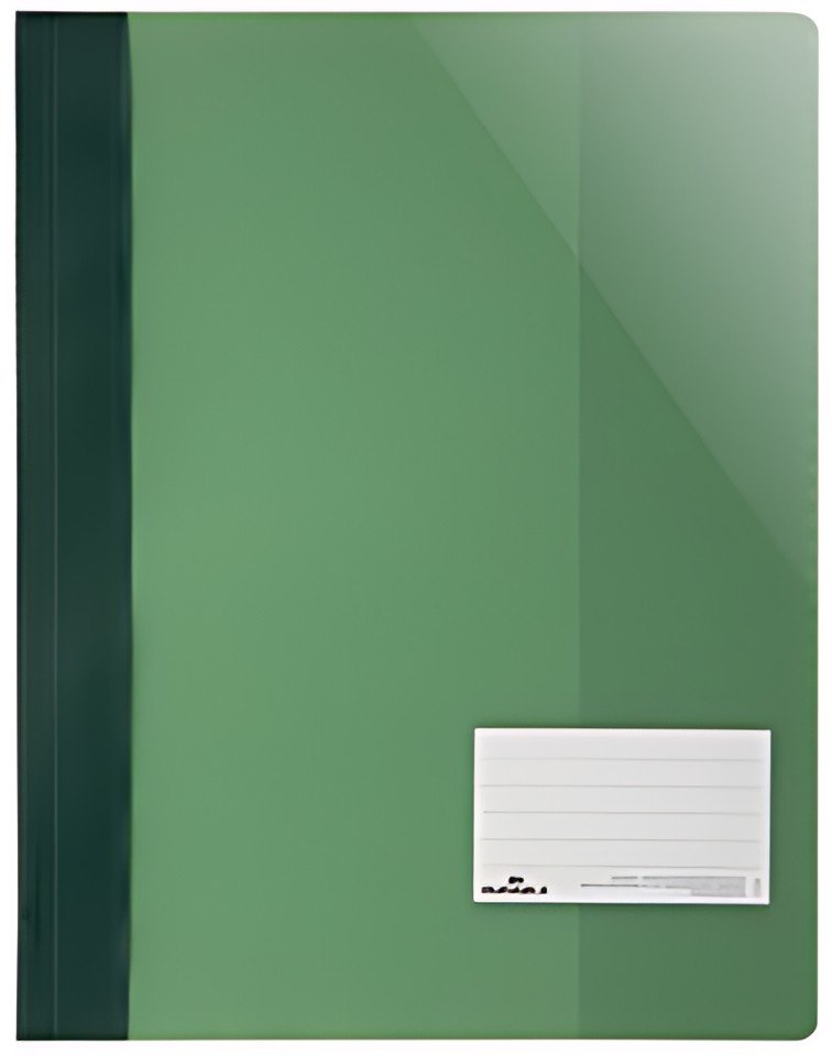 DURABLE Chemise à lamelle extra large, A4+, PVC, vert