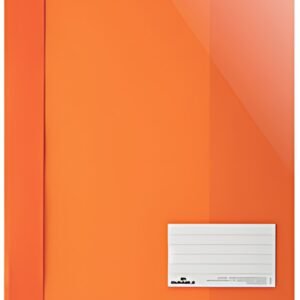 DURABLE Chemise à lamelle extra large, A4+, PVC, orange