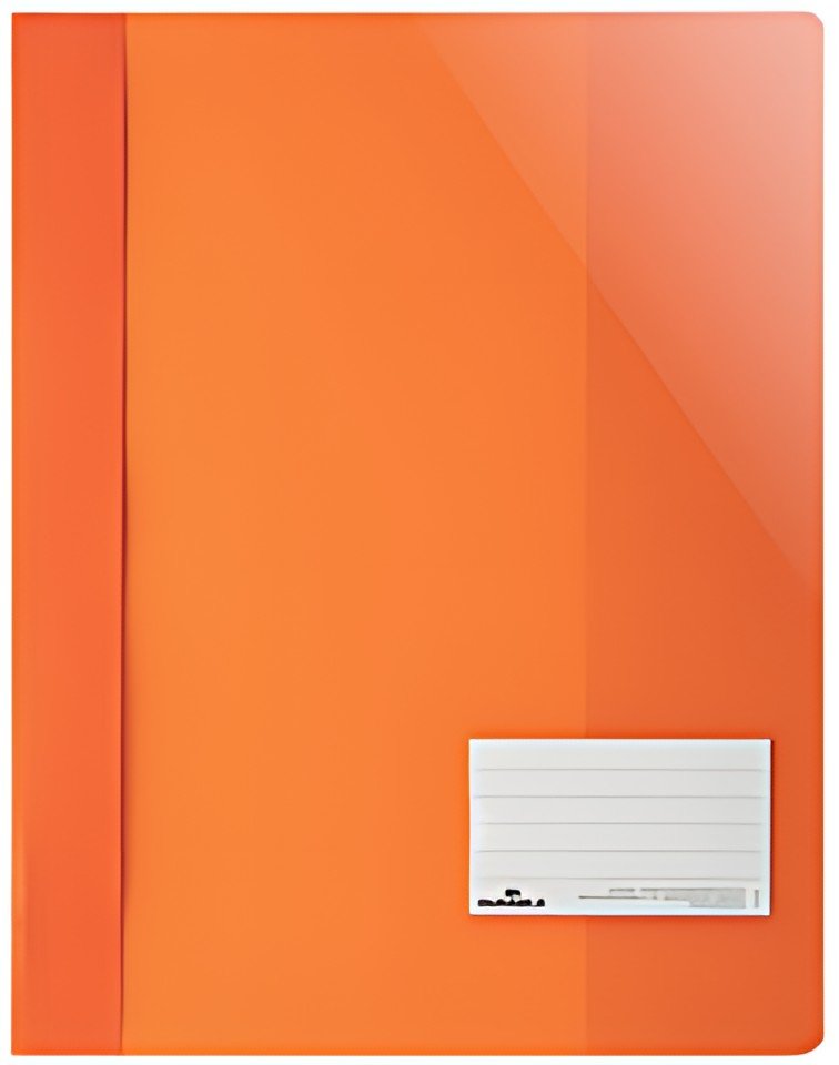 DURABLE Chemise à lamelle extra large, A4+, PVC, orange