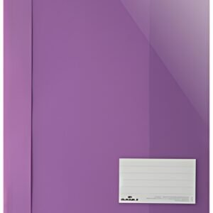 DURABLE Chemise à lamelle extra large, A4+, PVC, violet
