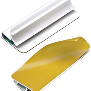 DURABLE VARIOCLIP adhésif, clip blanc avec bandes vertes