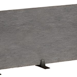 DURABLE Cloison de table EFFECT, 1.200 x 500 mm, feutre gris