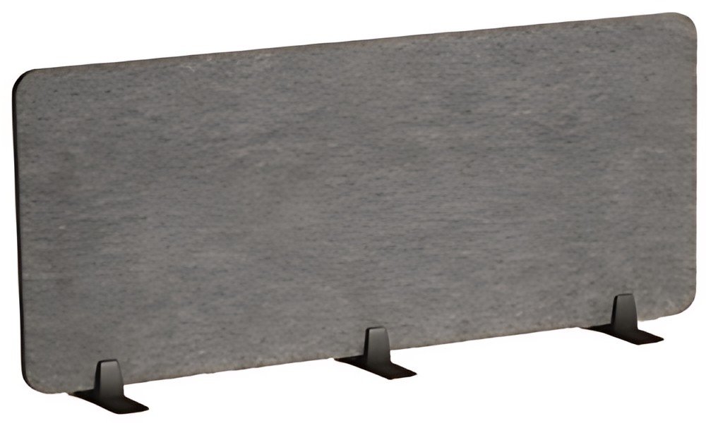 DURABLE Cloison de table EFFECT, 1.200 x 500 mm, feutre gris