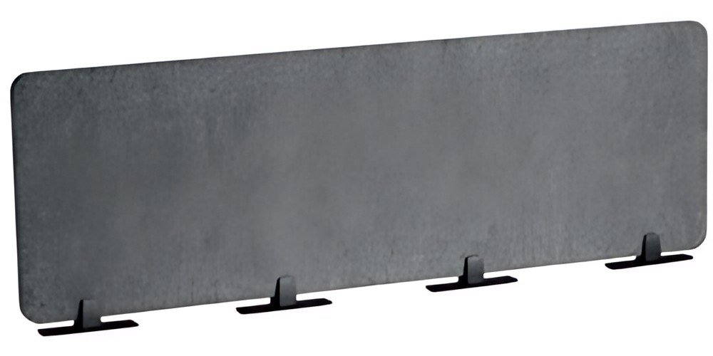 DURABLE Cloison de table EFFECT, 1.600 x 500 mm, feutre gris