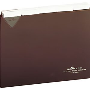 DURABLE guides intercalaires, plastique, A4 paysage, marron