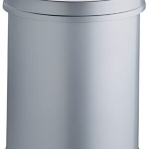 DURABLE Corbeille à papier SAFE, rond, 15 litres, gris