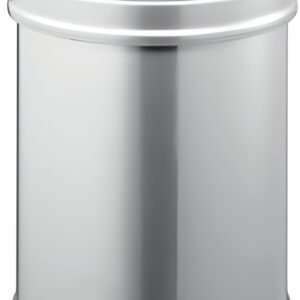 DURABLE Corbeille à papier SAFE, rond, 15 litres, argent