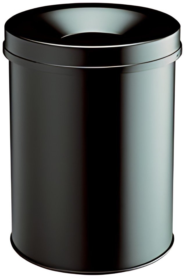 DURABLE Corbeille à papier SAFE ROND 65, 60 litres, noir