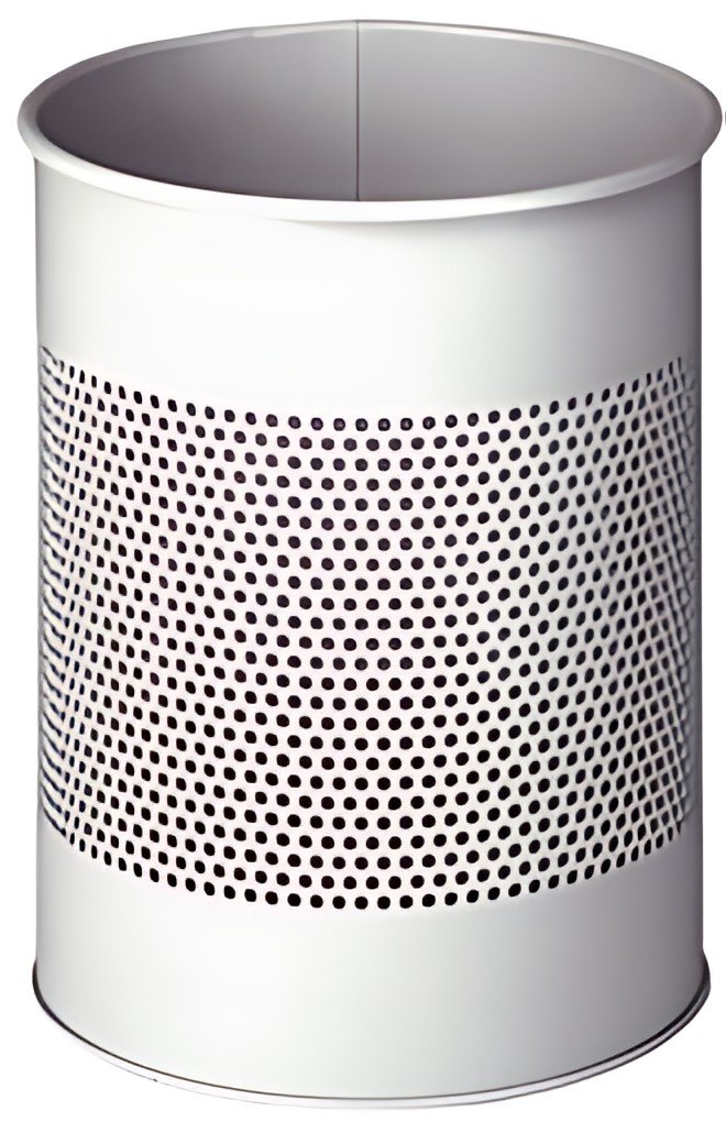 DURABLE Corbeille papier METAL, ronde, 5 litres, gris