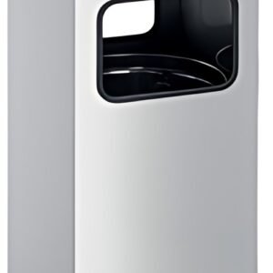 DURABLE Corbeille à papier METAL, avec cendrier, 17 litres