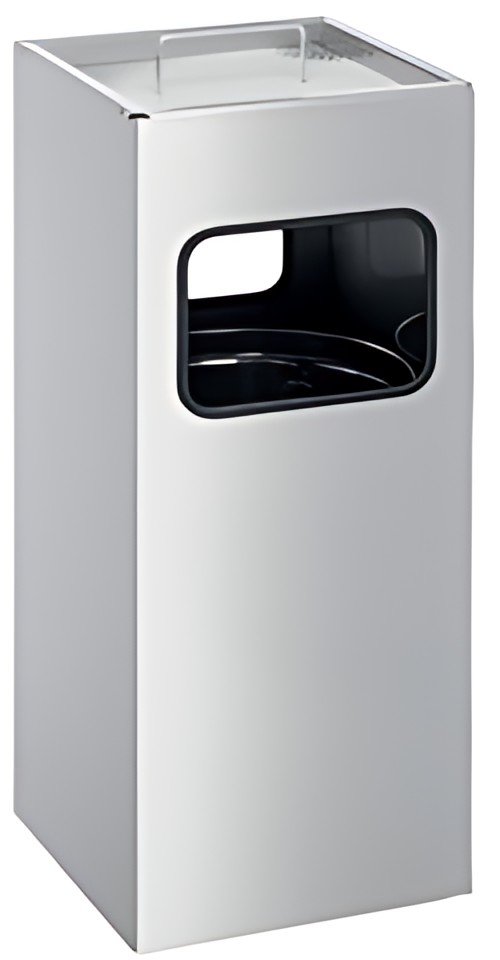 DURABLE Corbeille à papier METAL, avec cendrier, 17 litres
