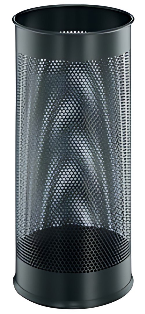 DURABLE Porte-parapluie en métal, rond, noir