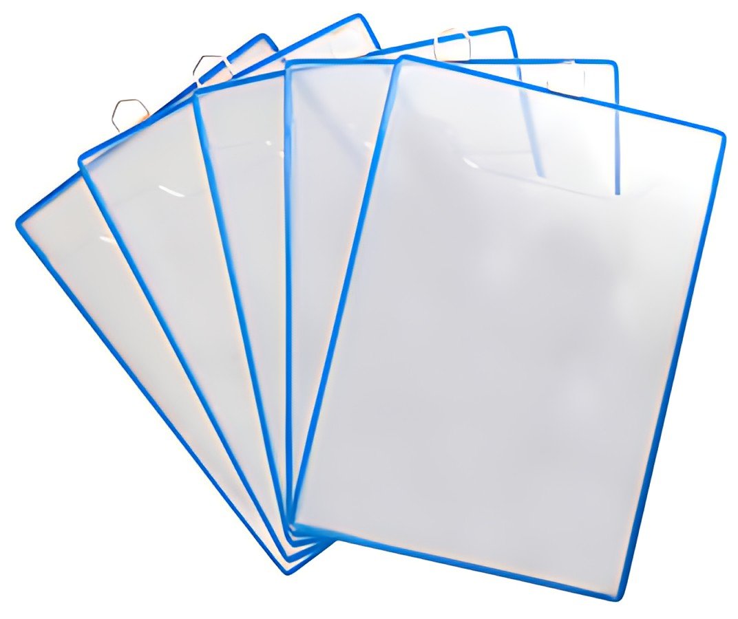 djois by tarifold Porte brochures avec anse, A4, bleu