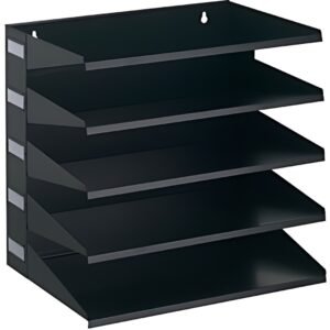 DURABLE Station de tri Business, 5 compartiments, noir