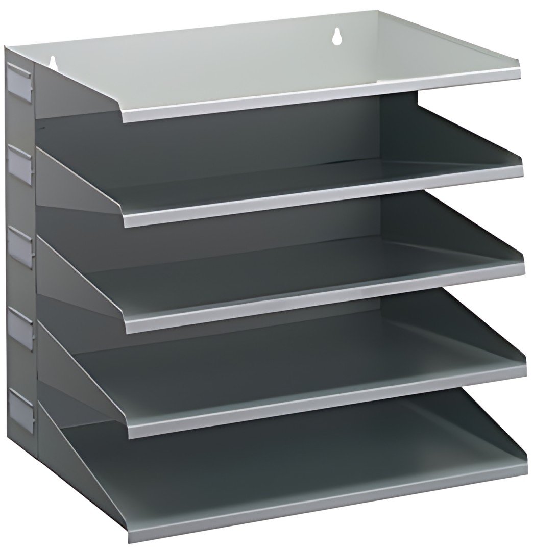 DURABLE Station de tri Business, 5 compartiments, gris